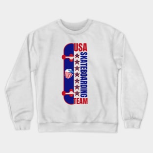 Usa Skateboarding Team Crewneck Sweatshirt